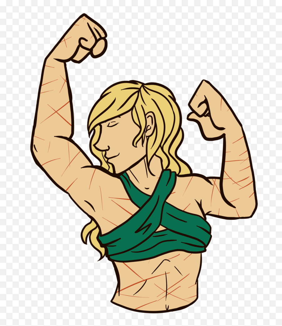 Muscle Clipart Buff Arm Muscle Buff - Cartoon Emoji,Buff Emoji