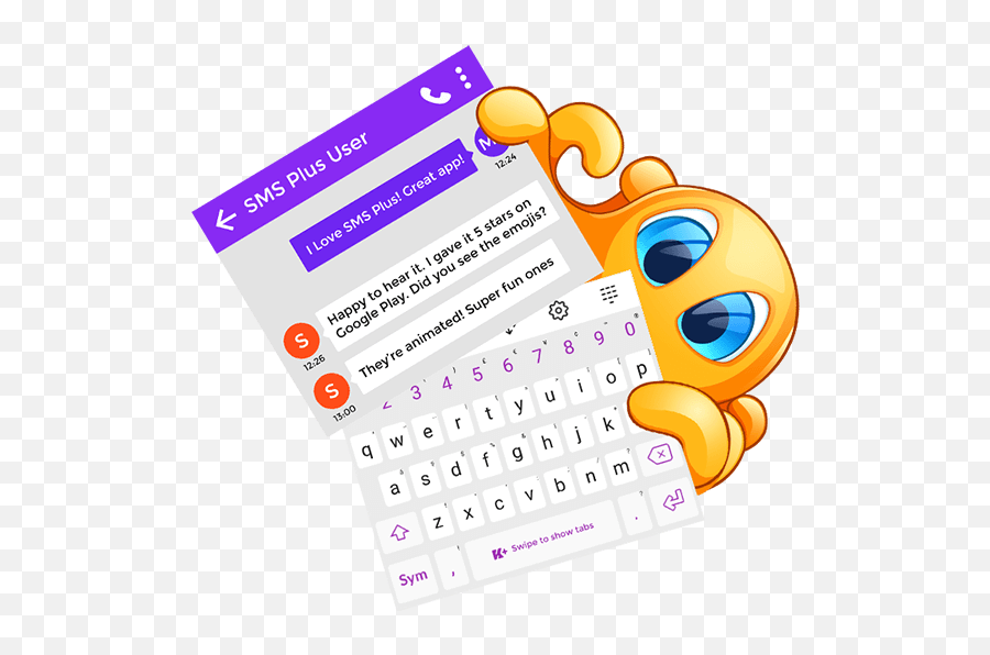 Sms Plus - Number Emoji,Magic Wand Emoji