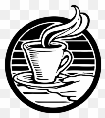 Cup Of Coffee Black And White Vector - Black And White Coffee Logo Emoji,Tea Emoji