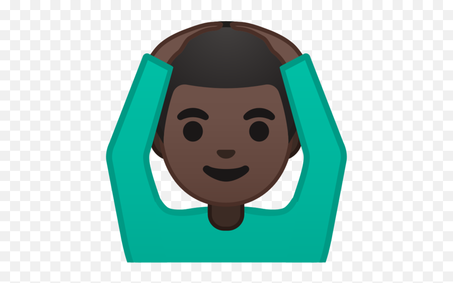 Dark Skin Tone Emoji - Emoji Human,A Ok Emoji