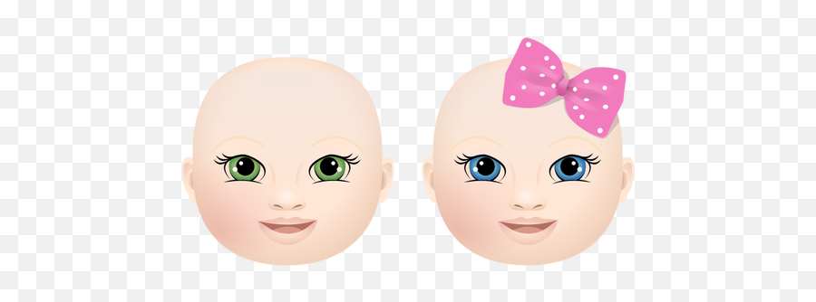 Happy Babies Vector Image - Clip Art Emoji,Emoji With Star Eyes