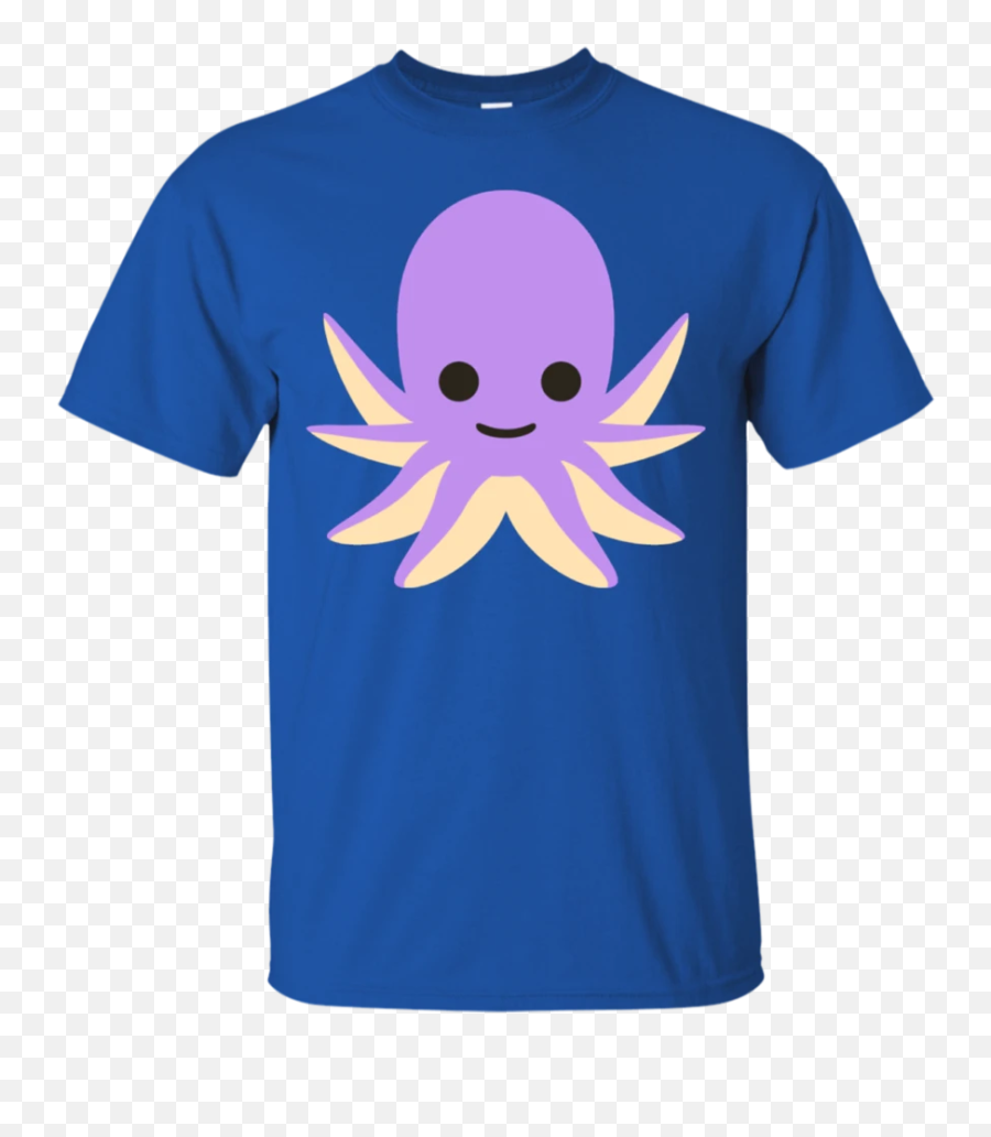 Octopus Emoji T - Destiny Luna Mission Logo,Blue Shirt Emoji