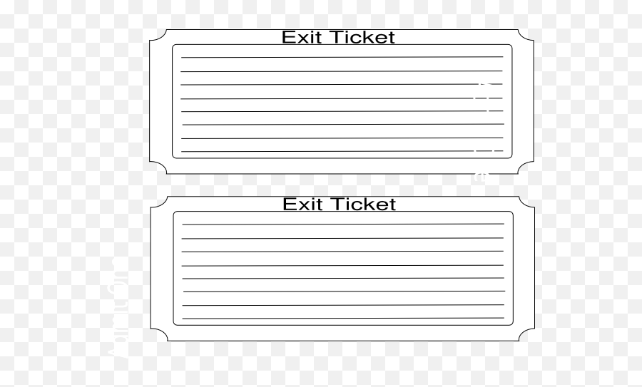 Math Exit Ticket Clipart - Number Emoji,Tickets Emoji