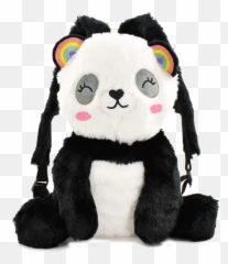 Panda Furry Backpack - Panda Furry Backpack Emoji,Furry Emoji