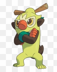Serebiinetu0027s Tweet - Serebii Picture Official Artwork Of Thwackey Pokemon Emoji,Crash Bandicoot Emoji