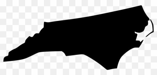 Transparent North Carolina Silhouette - Black Icon Emoji