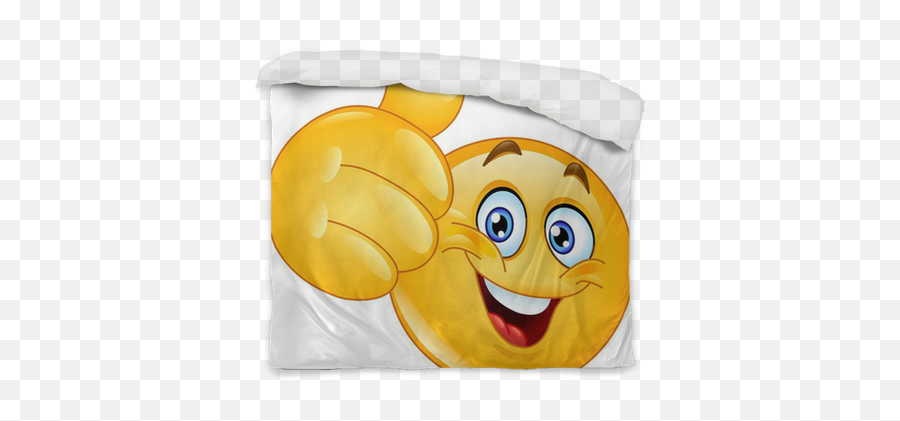 Thumb Up Emoticon Duvet Cover Pixers - Smiley Top Emoji,Emoji Covers