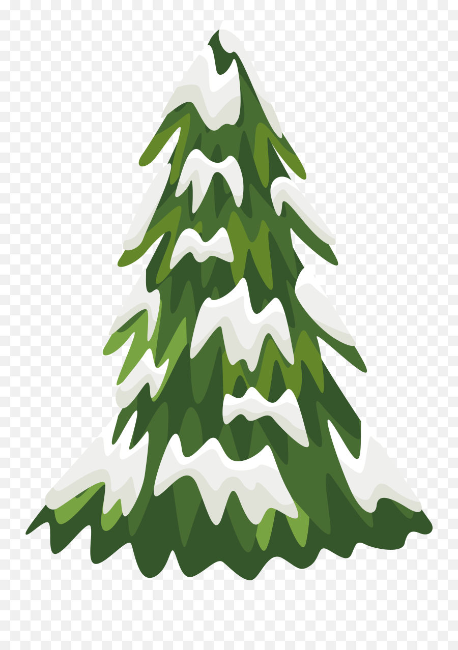 Library Of Snowy Christmas Tree Jpg Free Library Png Files - Pine Trees Clipart Transparent Background Emoji,Christmas Tree Emoji Png