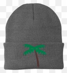 Palm Tree Emoji Cp90 Port Authority Knit Cap - Beanie,Emoji Beanie