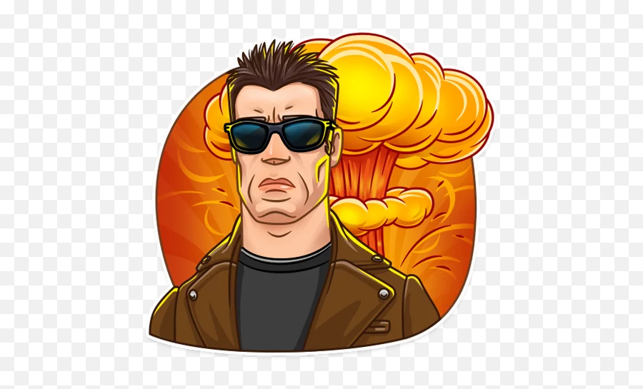 Terminator - Arnold Schwarzenegger Emoji,Terminator Emoji