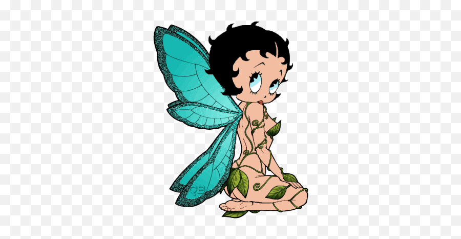 Betty Boop Pictures Archive Betty Boop Fairy Animated Gifs - Betty Boop Png Emoji,Kneeling Emoji