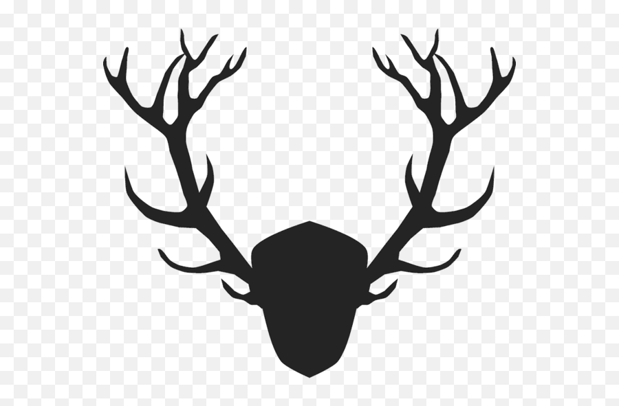 Antler Rubber Stamps U2013 Stamptopia - Antler Silhouette Emoji,Buck Deer Emoji