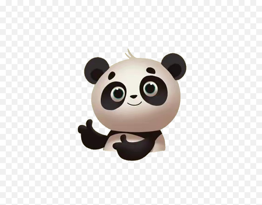 Smile Panda Emoji Png Image,Panda