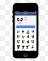 Snoopy - Oso Panda Facebook Emoticon Emoji