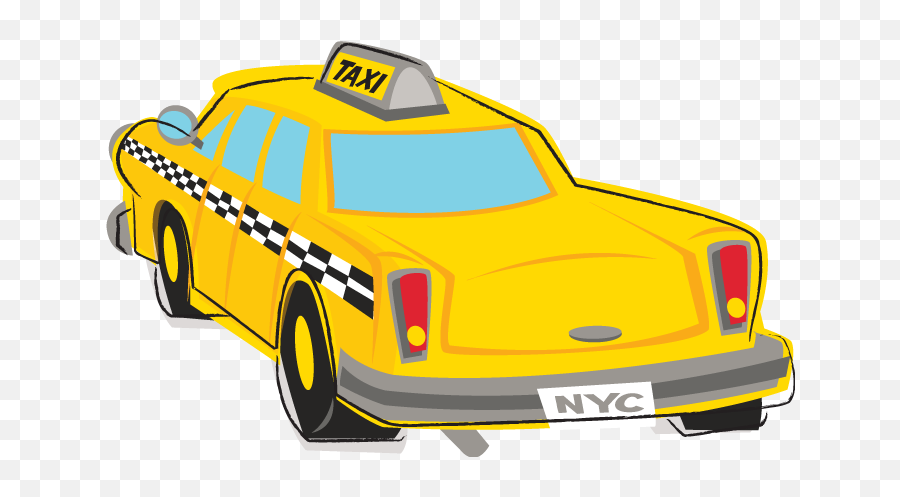 Taxi Clipart Png - New York City Taxi Clipart Emoji,Taxi Emoji