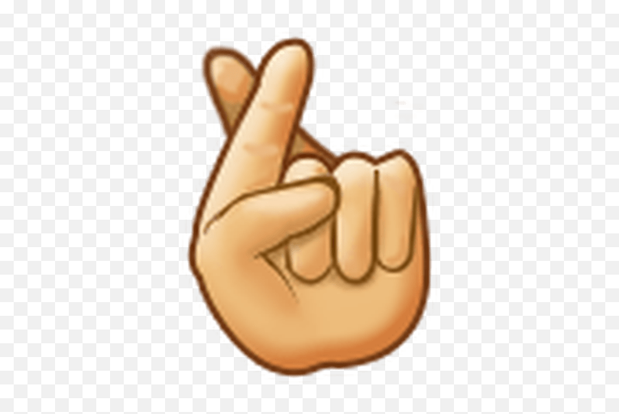 Crossed Fingers - Fingers Crossed Emoji Meaning,Two Fingers Emoji