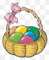 Easter Clip Art - Basket Of Easter Eggs Emoji,Easter Basket Emoji