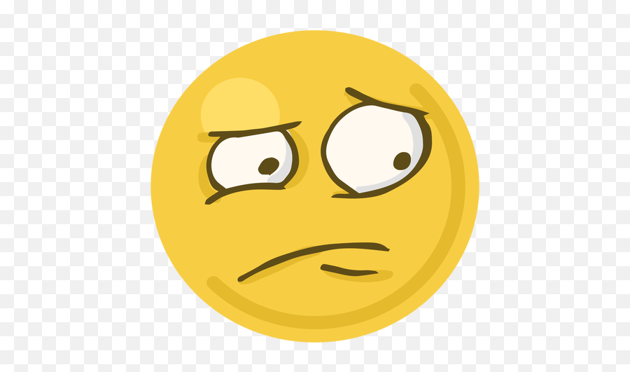 Emoji Preocupado Png,Worried Emoji Text