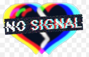 Srcnosignal Nosignal Corazon - Corazon Roto Gacha Life Emoji,No Signal Emoji