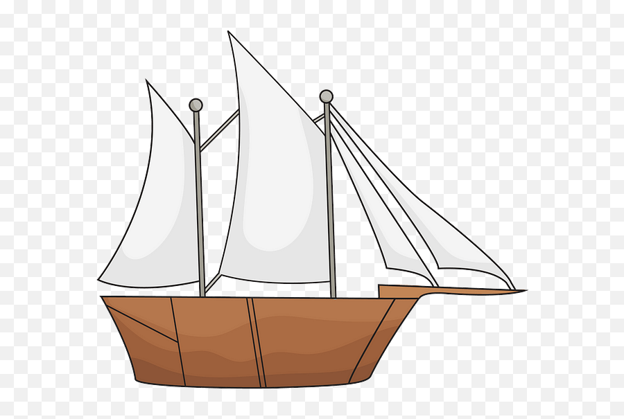 Sailing Boat Clipart - Sailing Ship Clipart Emoji,Sailing Emoji