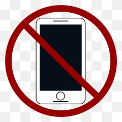 Cellphone Clipart Transparent Picture - No Phones Art Emoji