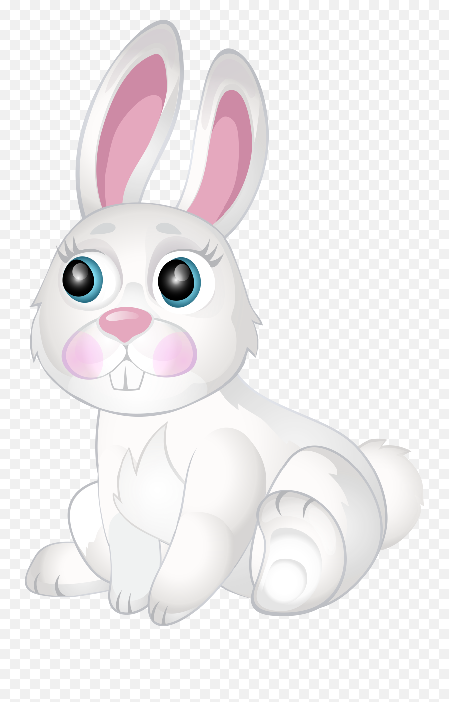 Free Bunny Clipart Transparent - Cartoon Emoji,White Rabbit Emoji