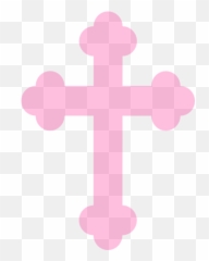 Cruz Rosa Png Png Image - Pink Cross Clip Art Emoji,Cruz Emoji