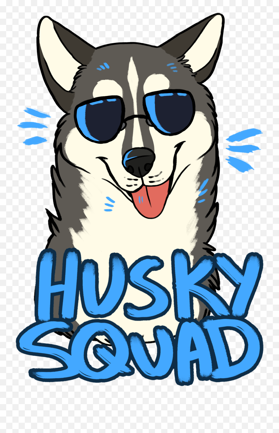 Updated Colors For The Husky Merch Available Here - Husky Squad Emoji,Husky Emoji