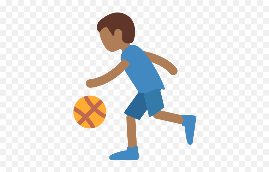 Emoji With Medium - Students Bouncing A Ball,Where Is The Basketball Emoji