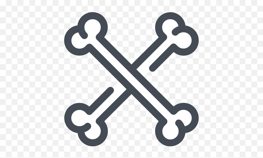 Crossbones Icon - Free Download Png And Vector Dog Bone Pumpkin Stencil Emoji,Gravestone Emoji