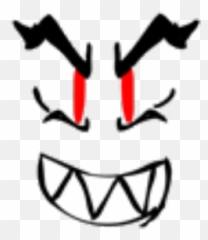 Roblox Evil Face - Clip Art Emoji