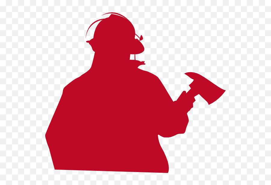 Firefighter Fireman Clip Art At Clker Vector Clip Art - Firefighter Silhouette Emoji,Firefighter Emoji