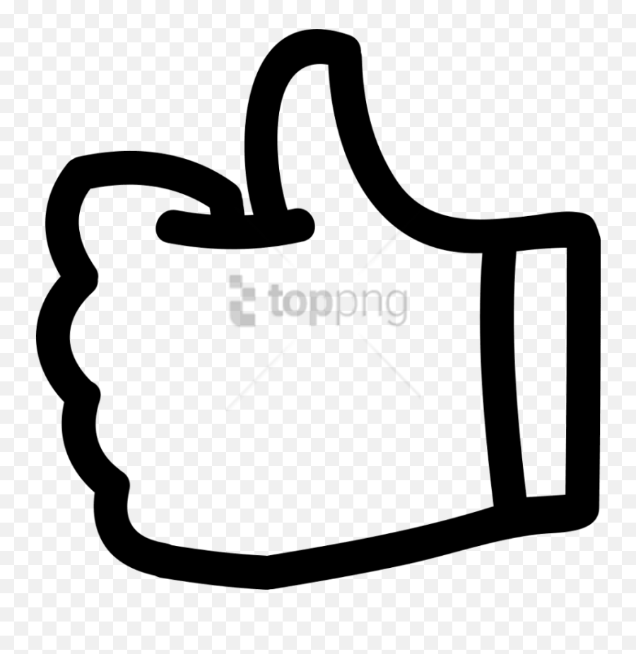 Free Png Free Icon Thumbs Up Png Image With Transparent - Like Hand Drawn Icon Png Emoji,Pogchamp Emoji
