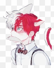 Neko Nekoboy Animeboy Boy Catboy - Todoroki As Emoji