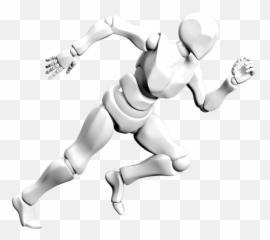Bot Droid Cyborg Running Free Pictures Emoji
