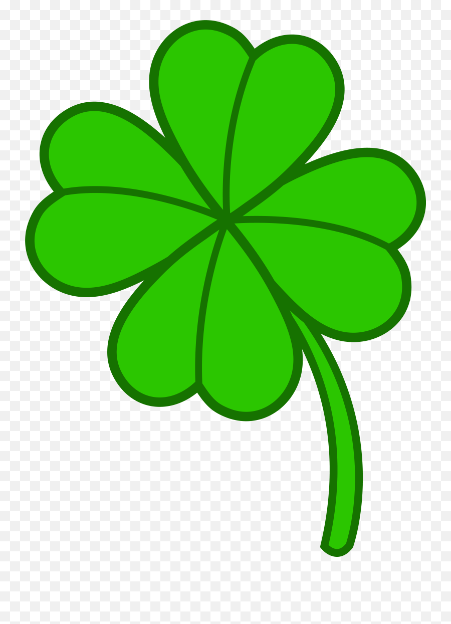 Little 4 Leaf Clover - 4 Leaf Clover Clip Art Emoji,4 Leaf Clover Emoji