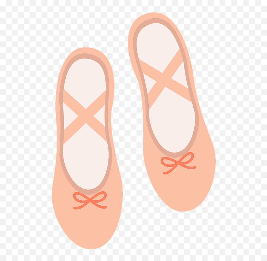 Pointe Ballet Shoe Clipart Free Download Transparent Png - Flat Ballet Shoes Clipart Transparent Emoji,Emoji Slippers