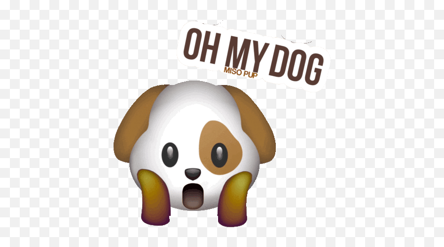 Emoji Wow Gif - Emoji Wow Amazed Discover U0026 Share Gifs Iphone Stickers Dog,Emoji Dog