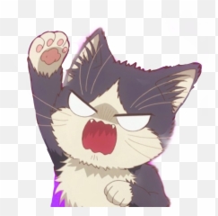 Reactionmeme Angrycat Sticker - Fictional Character Emoji