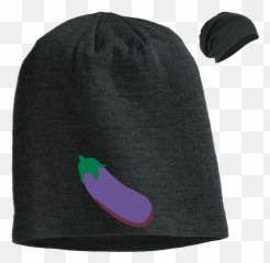 Eggplant Emoji Slouch Beanie - Rock Beanie,Emoji Beanie