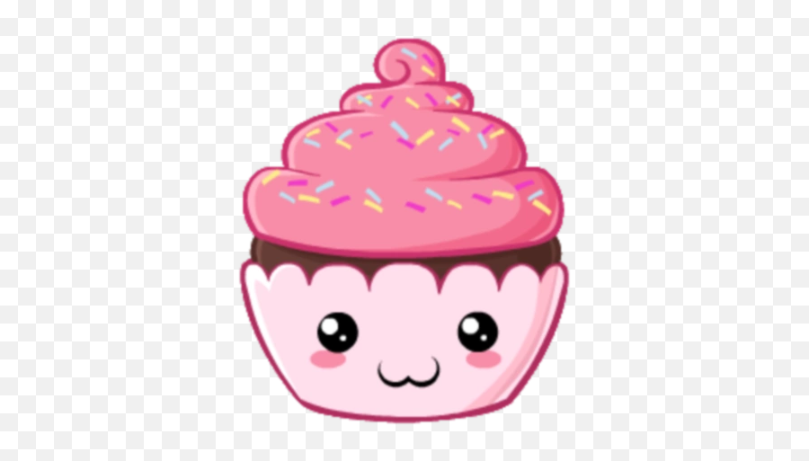 Deliciousdesserts Kawaii Cupcake Cake Cute Ftestickers - Cute Cupcake Clipart Emoji,Emoji Cupcake Cake