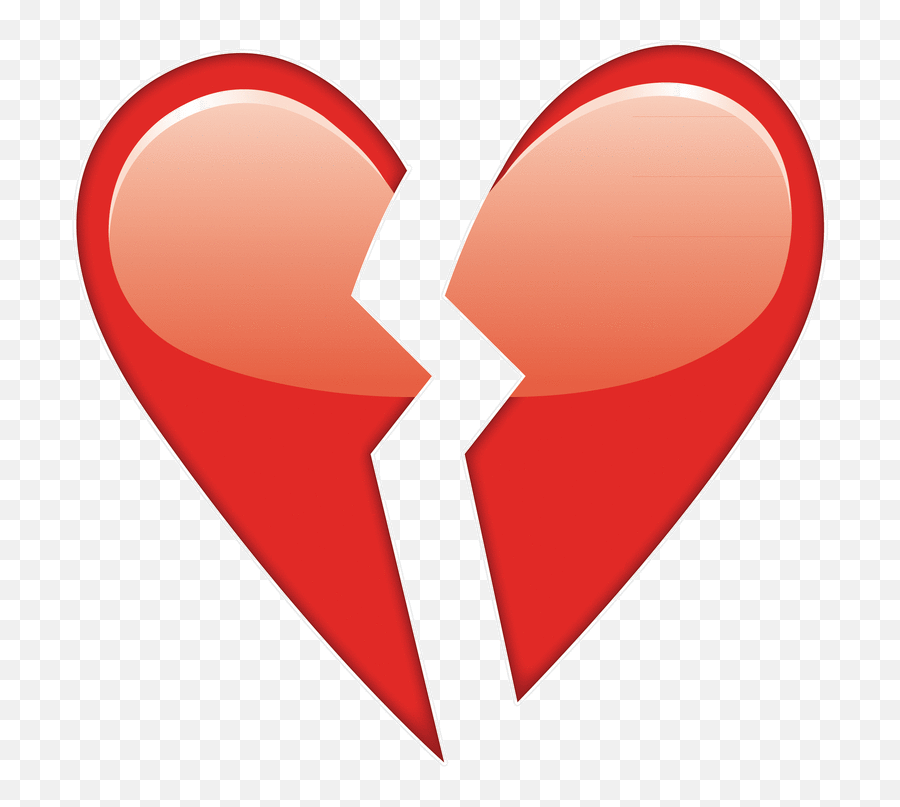 Emoji Broken Heart Transparent Png - Transparent Broken Heart Emoji,Broken Heart Emoji Transparent