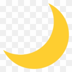 Emojione 1f319 - Transparent Background Moon