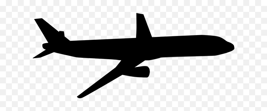 Free Plane Airplane Vectors - Airplane Clipart Black Emoji,Airplane Emoticon