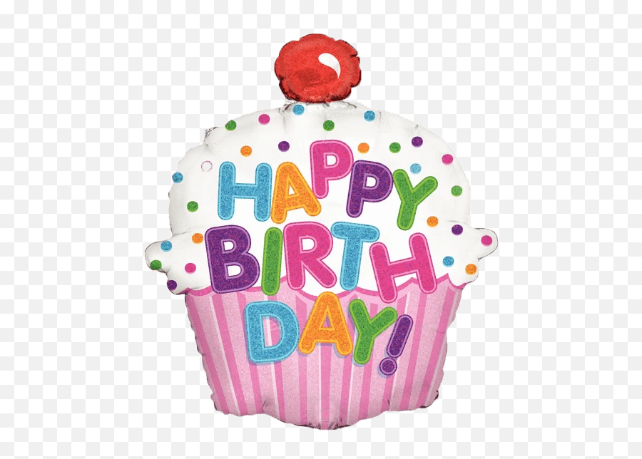 Happy Birthday Jumbo Cupcake 31 - Birthday Cupcake Images Clip Art Emoji,Emoji Birthday Cupcakes