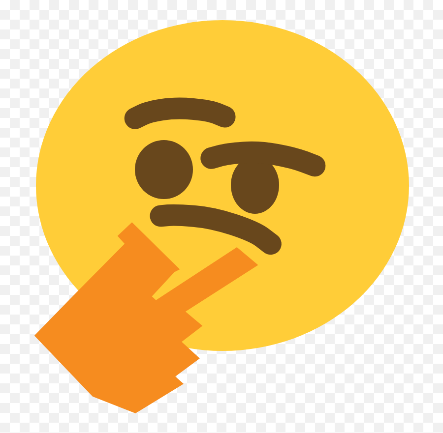 Thinking Emoji - Thinking Emoji Discord,Derp Emoji