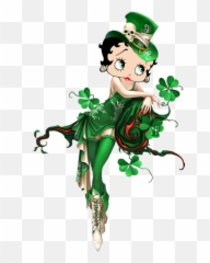 Betty Boop Cartoon - Irish Emoji