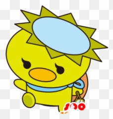 Big Yellow Chick In 2d 3d Mascots - Cartoon Emoji,Duck Emoticon Text