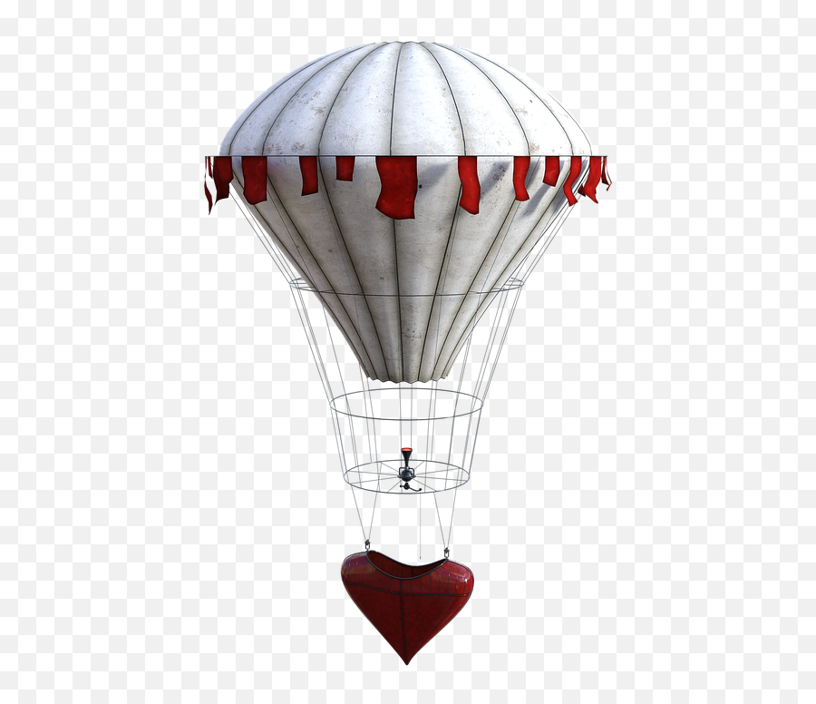 Balloon Hot Air Heart - Hot Air Balloon Strings Emoji,Floating Heart Emoji