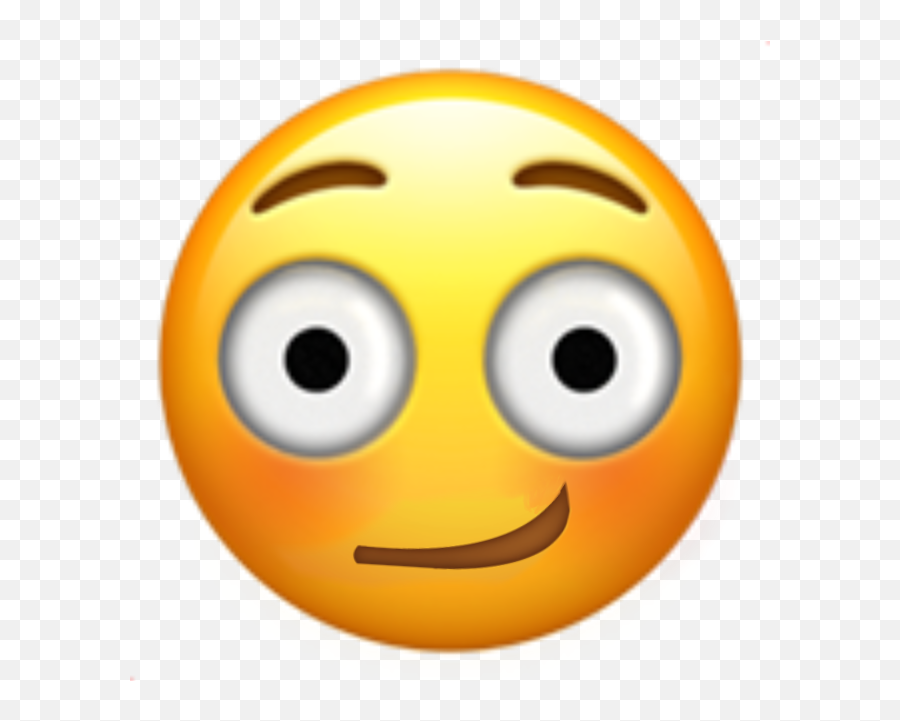 Flurk - Blush Emoji Meme,Flushed Emoji